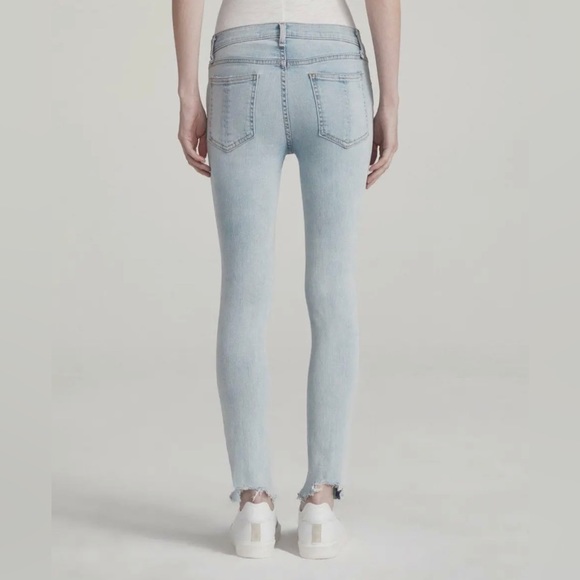 Rag & Bone Mid-Rise Ankle Distressed Skinny Jeans | Size 25, 26 - Picture 3 of 4